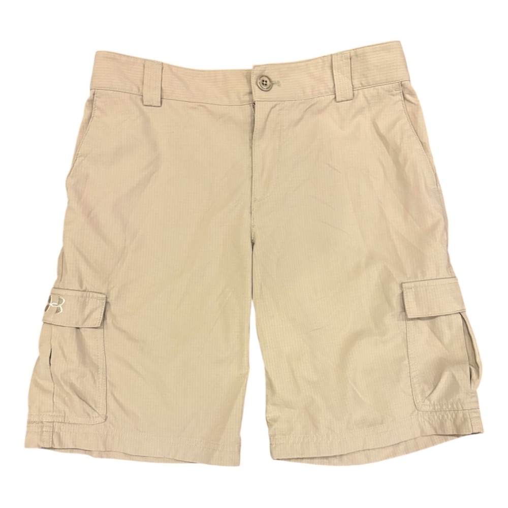 Under Armour Youth  Beige Cargo Shorts